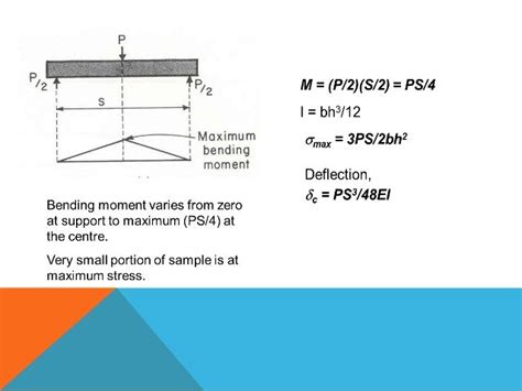 3 point bending test formula|three point bending test standard.